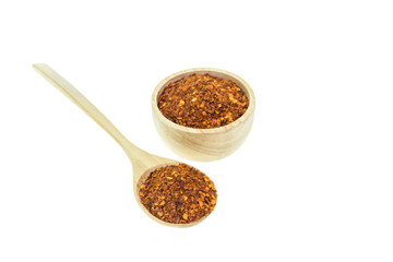 Thai cayenne pepper isolated on white