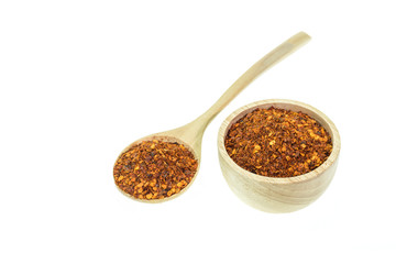 Thai cayenne pepper isolated on white