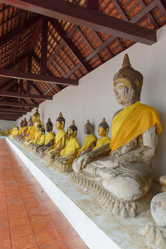 Sacred Buddha images in Surat thani, Thailand