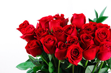 bouquet of red roses