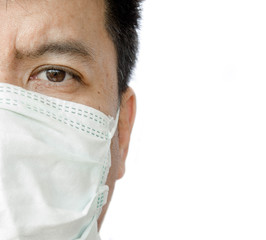 Closeup face of a doctor