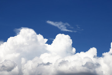 Blue sky and white clouds