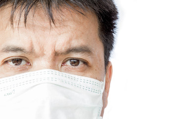 closeup face of a doctor