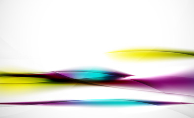 Colorful wave line, abstract background with light and shadow effects