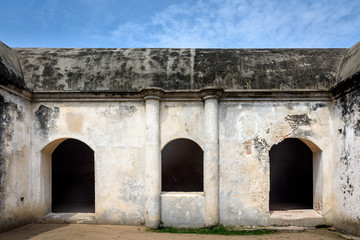 Fototapeta premium Old warehouse in Dutch fort in India