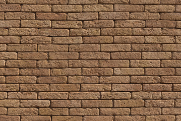 Hintergrund Wand aus modernen Tonklinkern im Streiflicht in hoher Auflösung