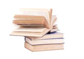 stack of Old books