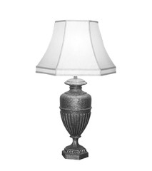 table lamp isolated on white background