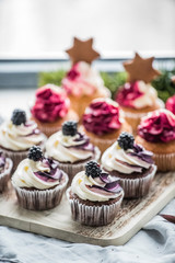 berry cupcakes