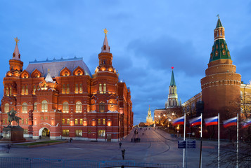 Fototapeta premium Москва вечером.