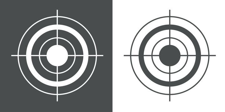 Icono plano target #1