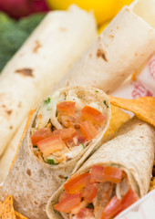 Chicken Doner Kebab or Chicken Shawarma 