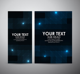 Brochure business design abstract blue Modern pattern stylish texture background template or roll up.