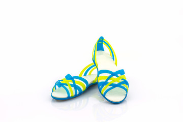 Colorful of Sandals shoes / flip flops.