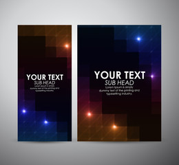 Brochure business design abstract colorful  Modern pattern stylish texture background template or roll up.
