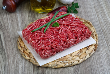 Minced beef meat