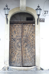 Single Wooden Door