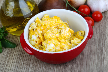 Scrambled eggs