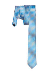 Men's necktie on a white background
