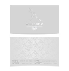 Yoga business card