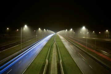Speedway at night