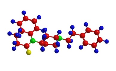 Molecular structure of Fentanyl