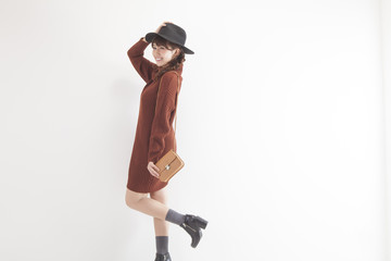 若い女性のポートレート