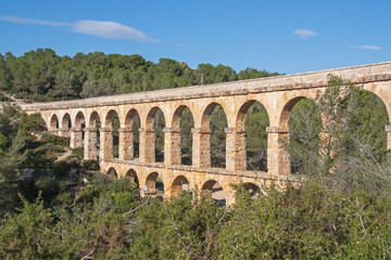 Obraz premium Tarragona, Most Diabła, pomnik historii, I wiek, Hiszpania