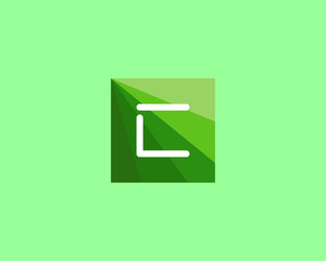 Abstract letter C logo design template. 