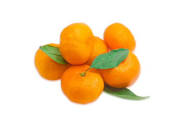 Small pile of a mandarin oranges