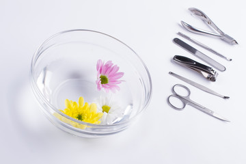 Beautiful manicure set.