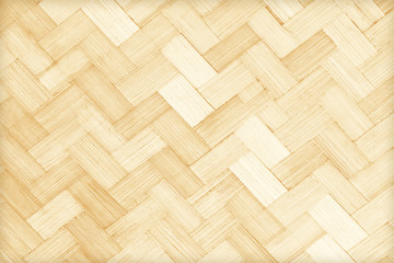close up woven bamboo pattern