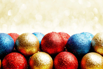 Heap of Christmas balls