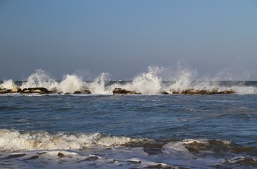 Storm on the Adriatic Sea, Italy