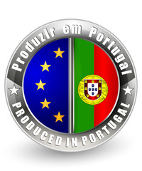Produced in Portugal and EU label