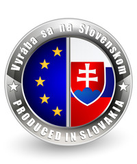 Produced in Slovakia and EU label