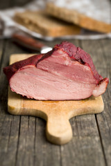 smoked pork meat