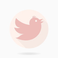 Flying Bird Vector Flat Icon
