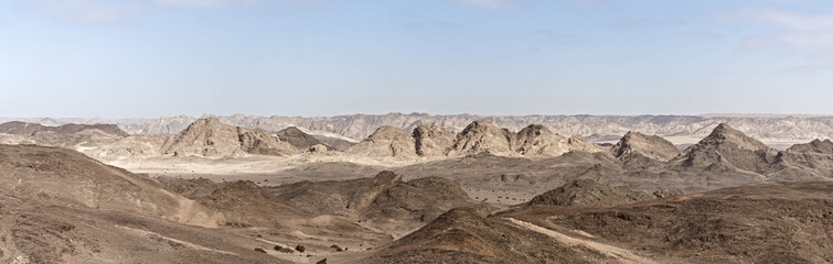 moon landscape near swakopmund, namibia