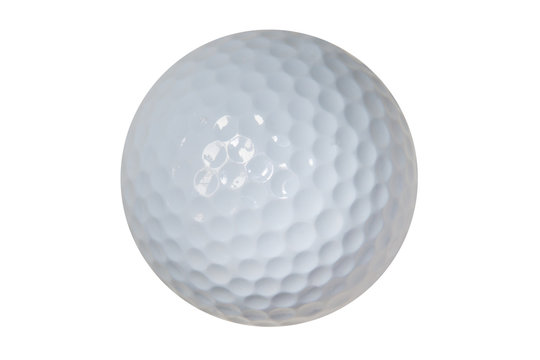 Golf Ball Isolated on White