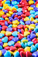 Fototapeta na wymiar background of colored chewing gum