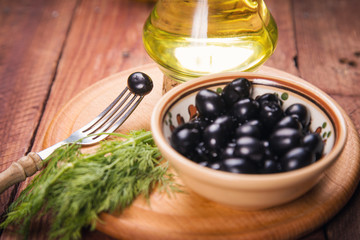 olive and oil