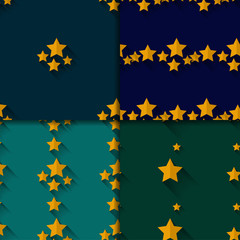 Seamless starry patterns