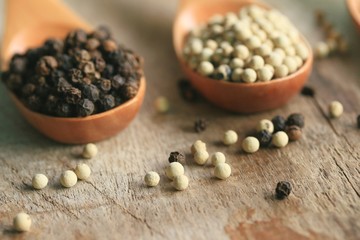 Green seeds with dried pepper