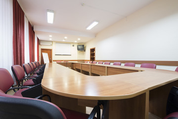Interior of a boardroom