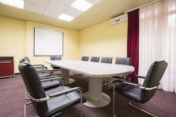 Interior of a boardroom