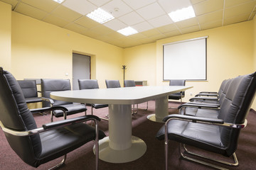 Interior of a boardroom