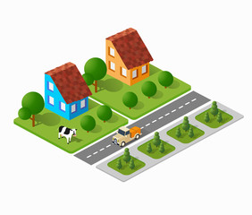 Three-dimensional city