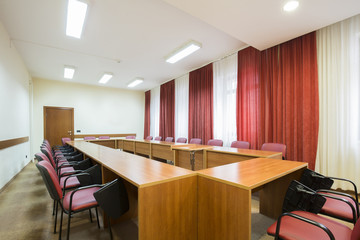 Interior of a boardroom
