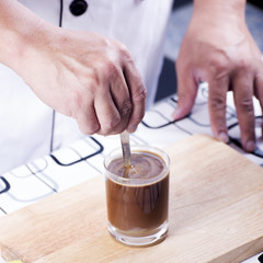 Obraz na płótnie Canvas Stir Coffee